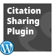 CiteMySite - WordPress Citation Sharing Plugin