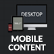 Mobile Content - Mobile Detection WordPress Plugin
