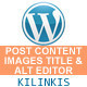 Post Content ALT & Title Editor