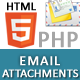 Email with Multiple Attachments (HTML5, PHP)