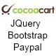 Bootstrap JQuery Paypal Shopping Cart