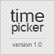 jQuery Time Picker