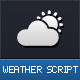 PHP Weather Forecast Script