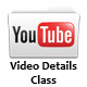 YouTube Video Details Class