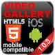 Responsive HTML5 Video Player & Gallery