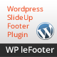 WP leFooter - Wordpress SlideUp Footer Plugin
