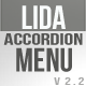 Lida - Accordion menu