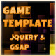 Gathering items game Template, Jquery & Tweenmax