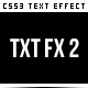 TextFX2 - CSS3 Text Animations