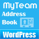 MyTeam - WordPress Members/Staff Address Book