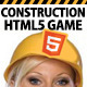 Under Construction HTML5 Game with Social Sharing