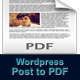 Wordpress Backend Posts to PDF Plugin