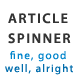 Article Spinner