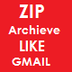 ZIP Archieve Like GMail