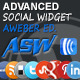 Advanced Social Widget Aweber Edition