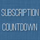 Subscription Countdown