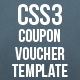 CSS3 Coupon Voucher Template