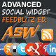 Advanced Social Widget Feedblitz Edition