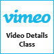 Vimeo Video Details Class