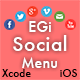 EGi Social Menu - Fantastic Social Menu for iPhone