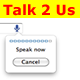 Talk to Us contact form Speech Recognition