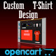 OpenCart Custom T-Shirt Design