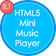 HTML5 Mini Music Player With Playlist
