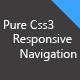 Pure Css3 Responsive Navigation