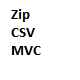 Action Result for MVC Export CSV and Zip
