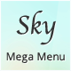 Sky Mega Menu