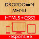 Responsive 3D CSS3 Menu