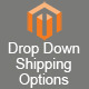 Magento Checkout Cart Drop Down Shipping Options E