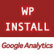 WP Install Google Analytics Plugin