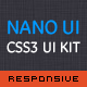 NANO UI - CSS3 Web Elements UI Kit