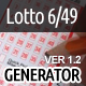 Lottery Number Generator - 6/49