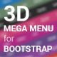 3d Mega Menu for Bootstrap