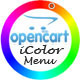 iColor - Custom Opencart Menu