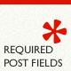 Required Post Fields for WordPress