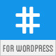 Hashtag for Wordpress - Improve Content Relations
