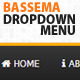Bassema Clean CSS3 Dropdown menu
