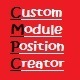 Custom Module Position Creator