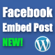 Facebook Embedded Posts WordPress Shortcode